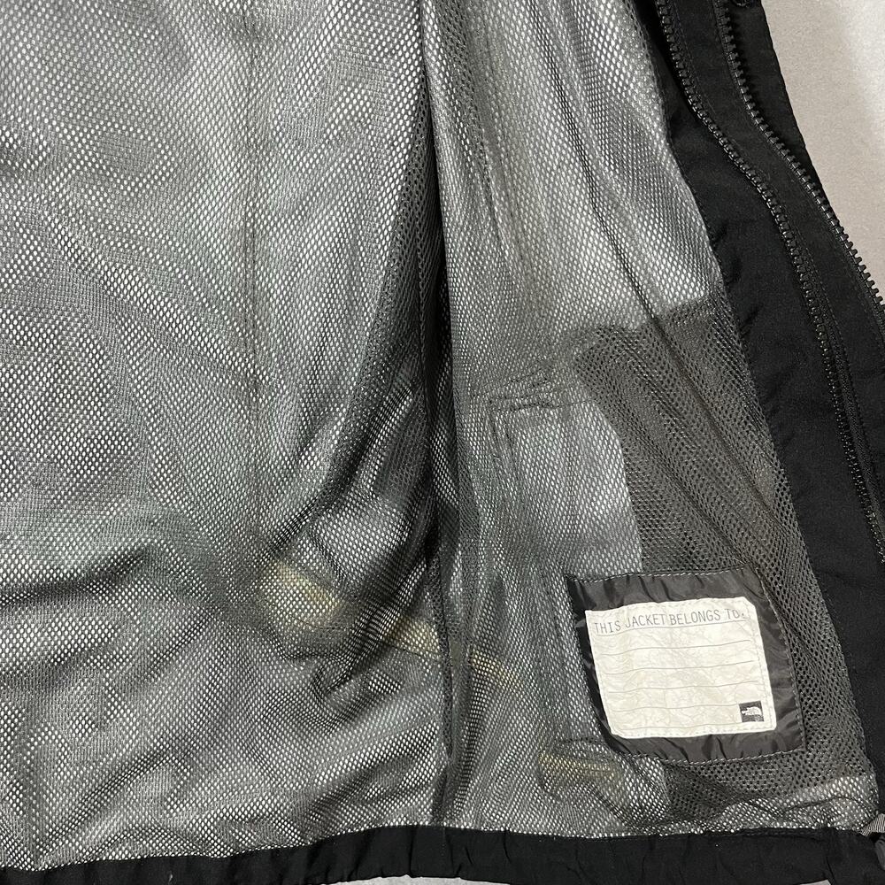 North Face Hyvent Jacket Boys XL 18/20 Black, Mesh Lined, Hood, Full Zip 3 In 1 - Picture 7 of 12